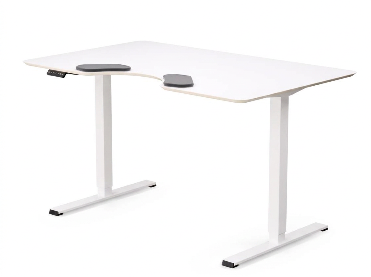 hight adjustable white desk